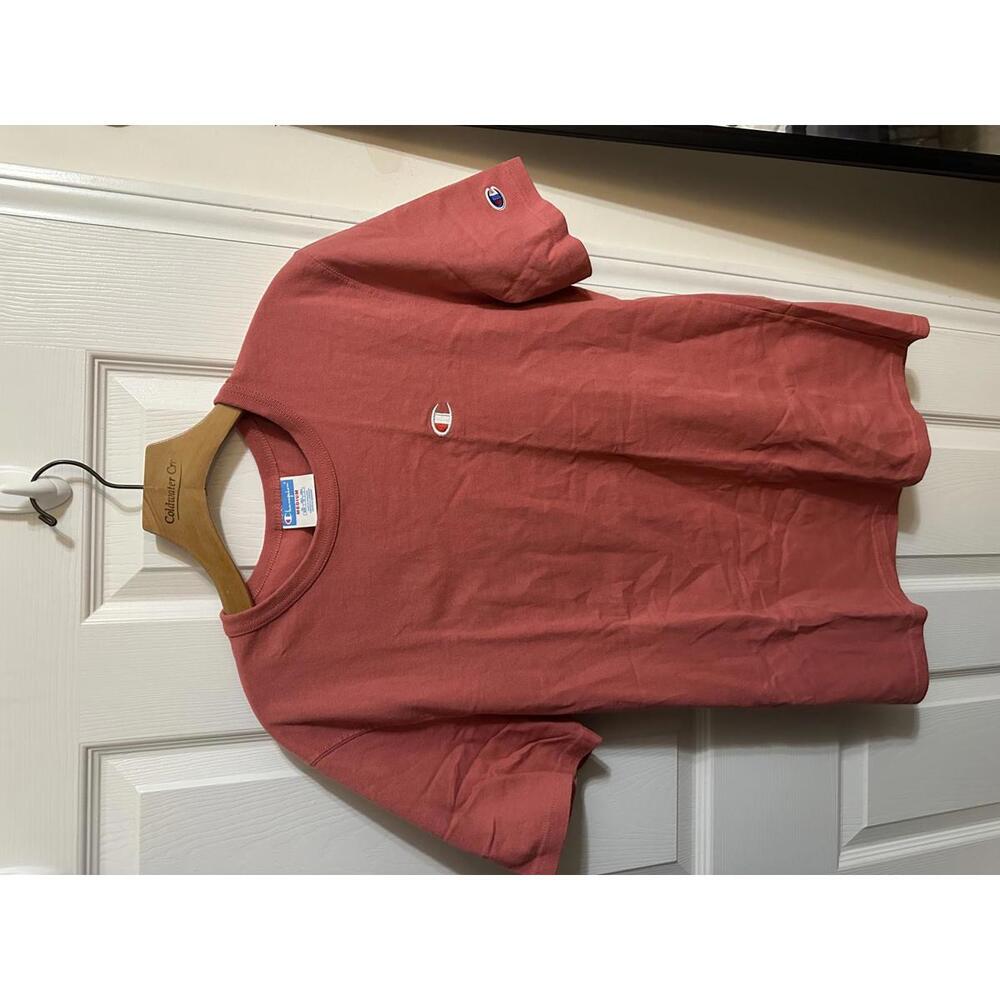 Champion Classic Red Crew Neck T-Shirt Medium‎